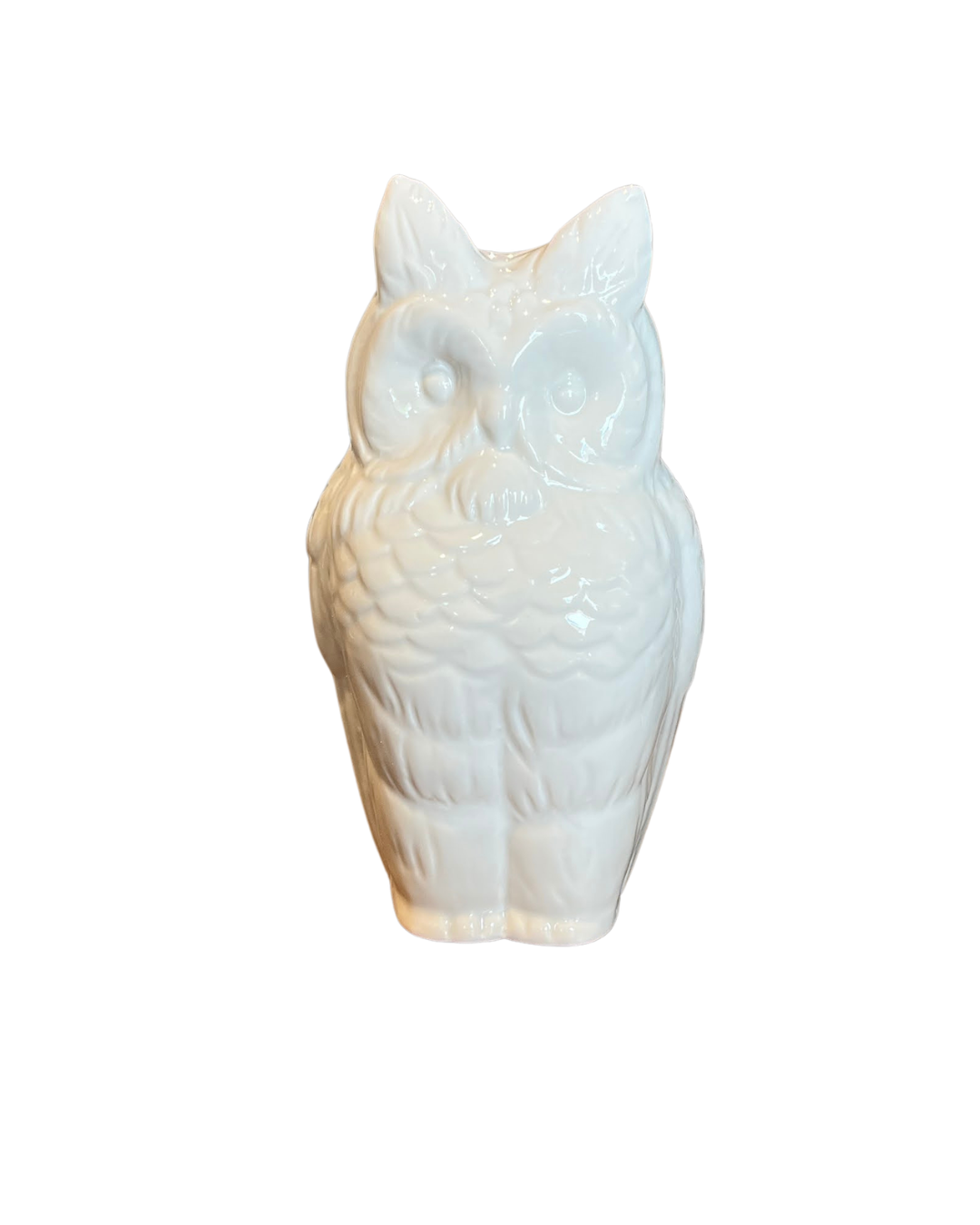 Hazel Mazel - Bud Vase - Stoneware Owl - White - Findlay Rowe Designs