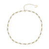 Natalie Wood Adorned Pearl Mini Beaded Necklace in Gold