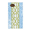 Caspari - Guest Towel Napkins - Knots And Spots - Blue  Green - Findlay Rowe Designs