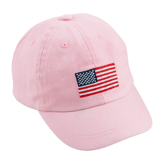 Mud Pie - Baby - Toddler Hat - Pink US Flag - Findlay Rowe Designs