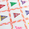 Duo Threads -  Needlepoint Canvas - Sorority Pennant