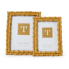 Frame - 4x6 or 5x7 - Blonde Faux Bamboo - Findlay Rowe Designs