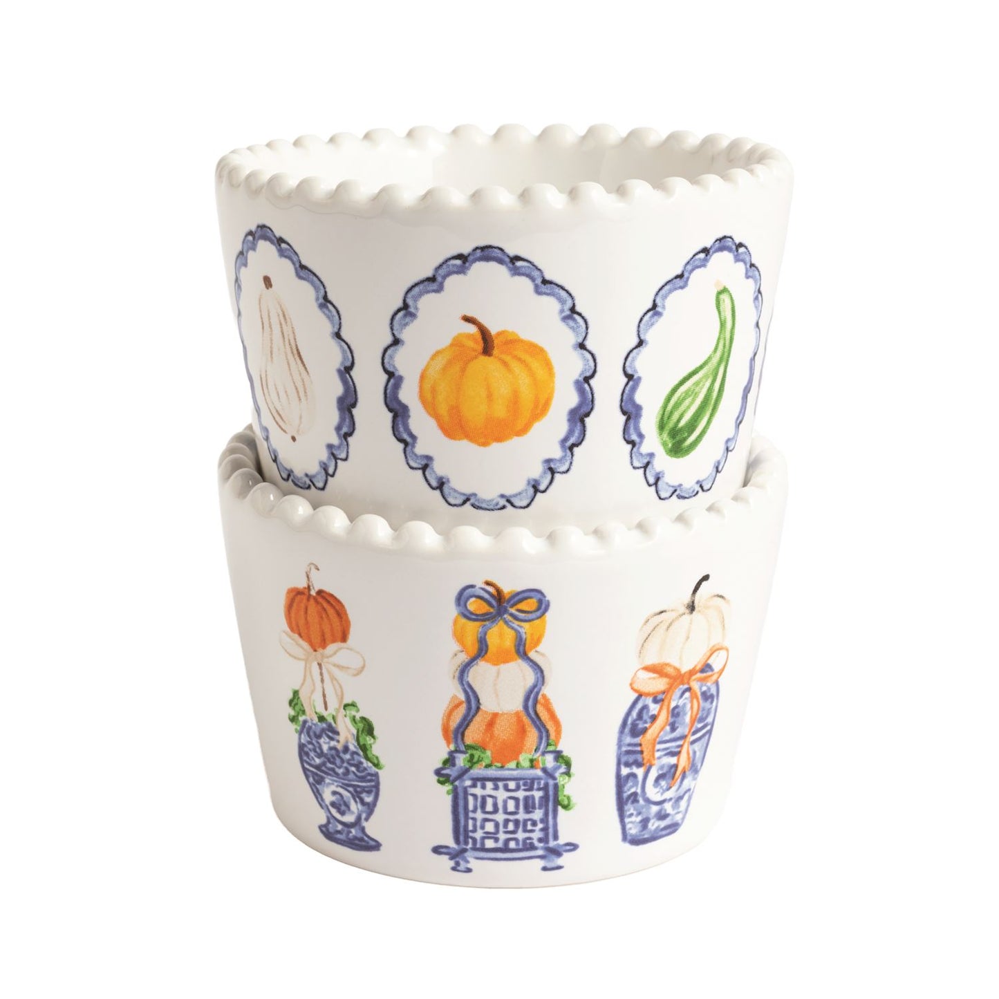 Mud Pie - Tidbit Sets - Pumpkin Topiary - Set 2 - Findlay Rowe Designs