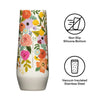 Corkcicle -  7oz Stemless  Flute - Rifle Paper Co. Garden Party - Findlay Rowe Designs