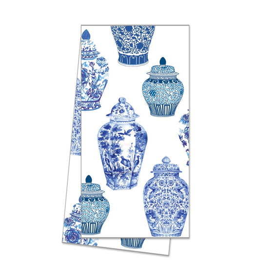 Ginger Jars Pattern Tea Towel