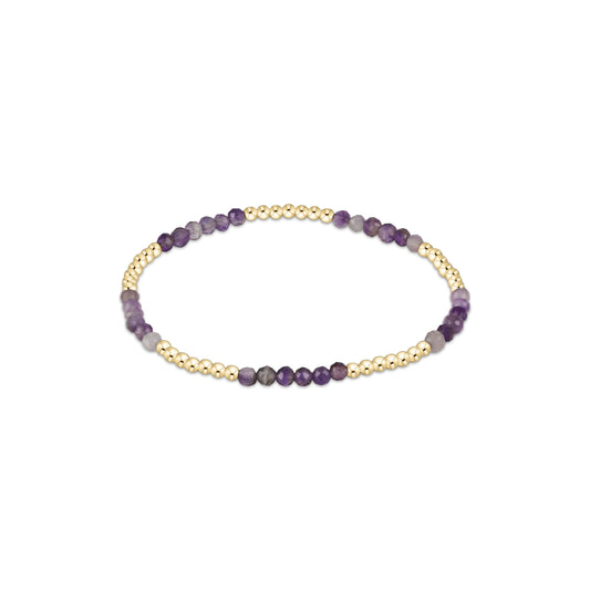 Enewton - Blissful Pattern 2.5mm Bead Bracelet - Amethyst - Findlay Rowe Designs