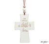 Cross with Raised baby Jesus - Findlay Rowe Designs