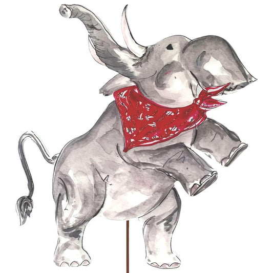 Roseanne Beck - Stake - Bandana Elephant - Findlay Rowe Designs