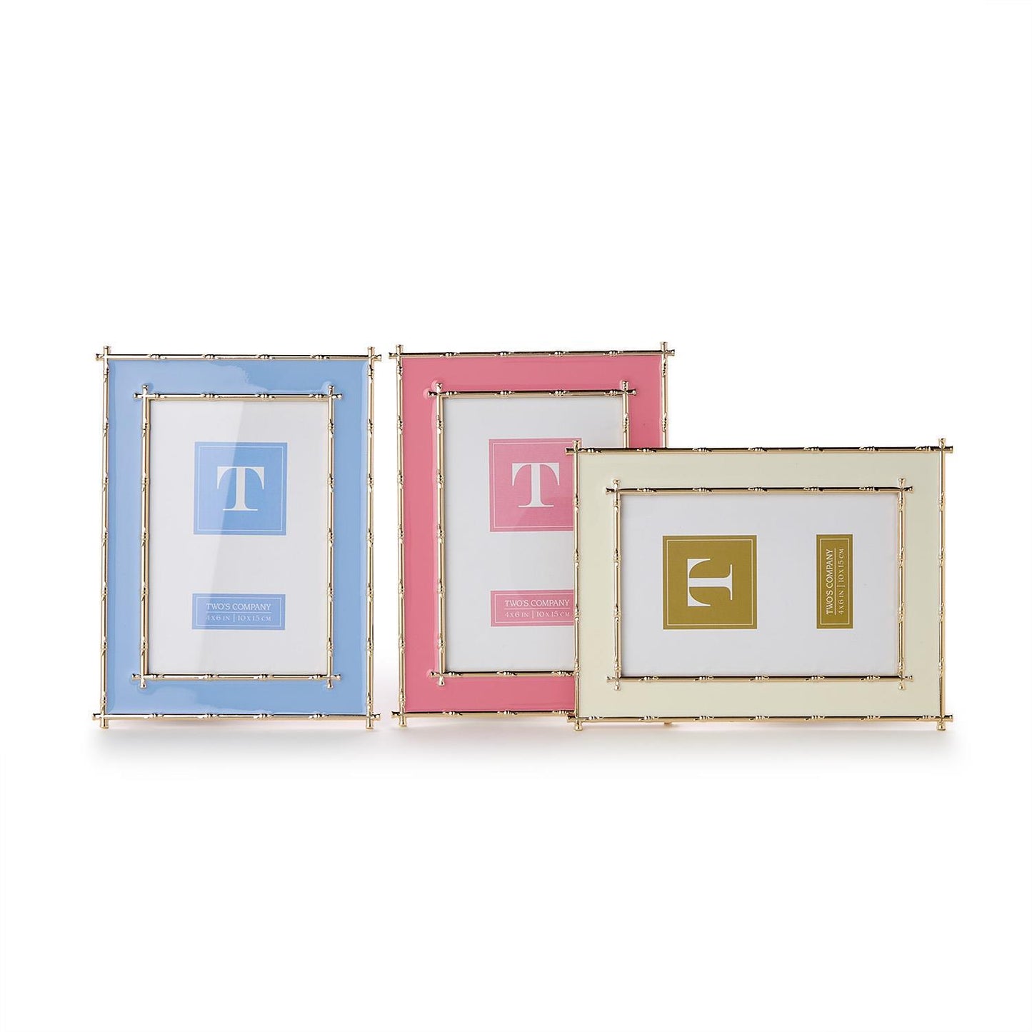 Frame - 4x6 - Gold Bamboo and Enamel - Findlay Rowe Designs