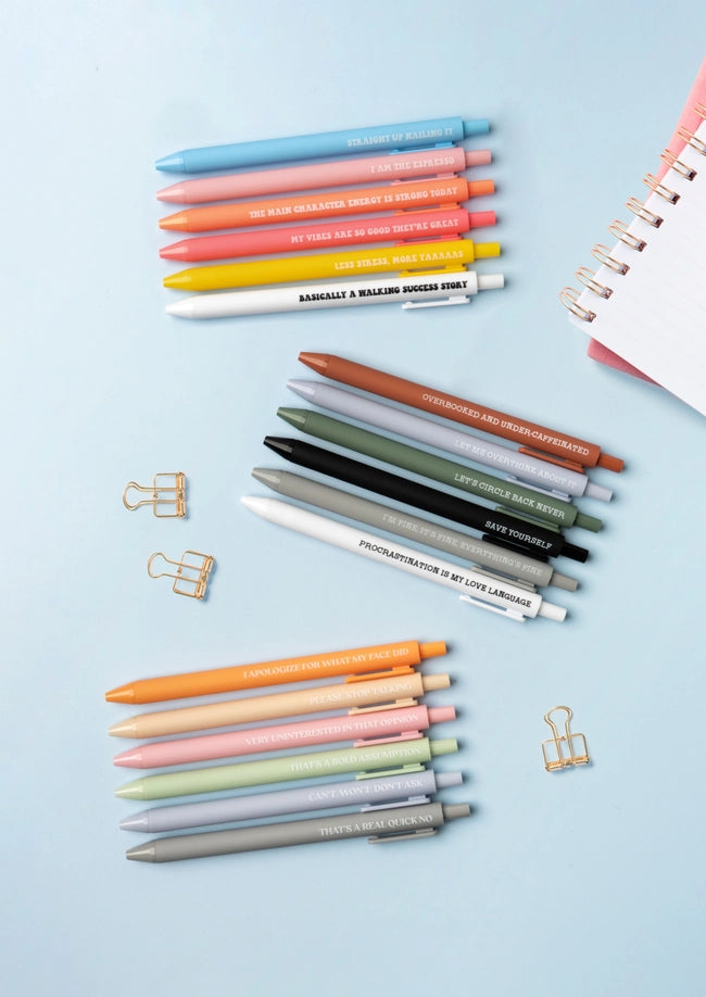 Crush - Warmest Regards Quote Pen Set