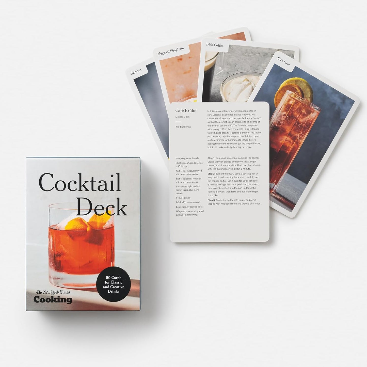 The New York Times Cooking Cocktail Deck: 50 Cards for Classic and Creative Drinks