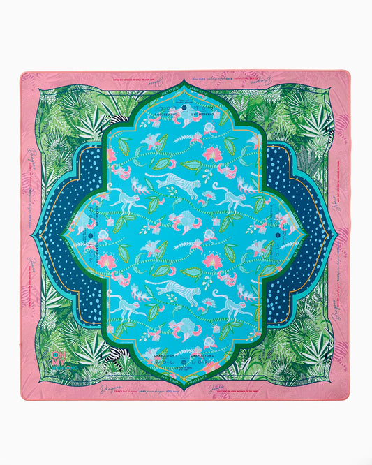 Oh My Mahjong - Mahjong Mat with Tube - Serengeti - Findlay Rowe Designs