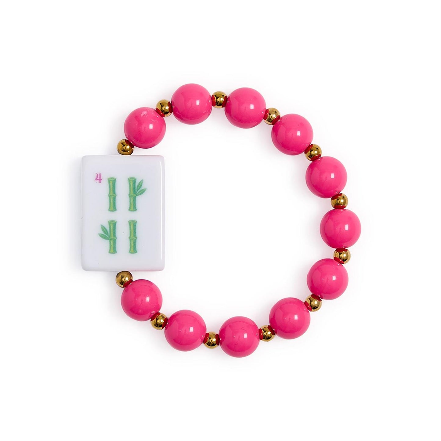 Bracelet - Stretch Mahjong Pagoda Party
