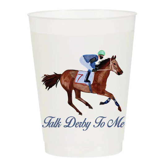 Talk Derby To Me Frosted Cups - Derby - Findlay Rowe Designs