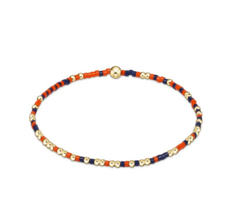 Enewton - Extends Gameday Hope Unwritten Bracelet - Bright Orange Matte Navy