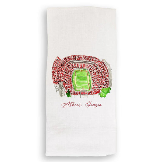 Towel - UGA Football Stadium - Findlay Rowe Designs