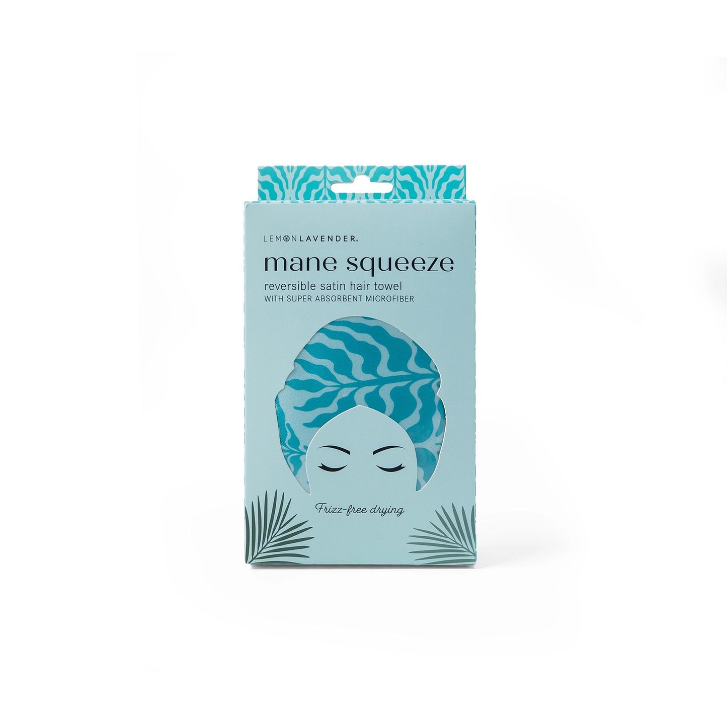 Lemon Lavender -  Mane Squeeze Reversible Satin Hair Towel - Assorted - Findlay Rowe Designs