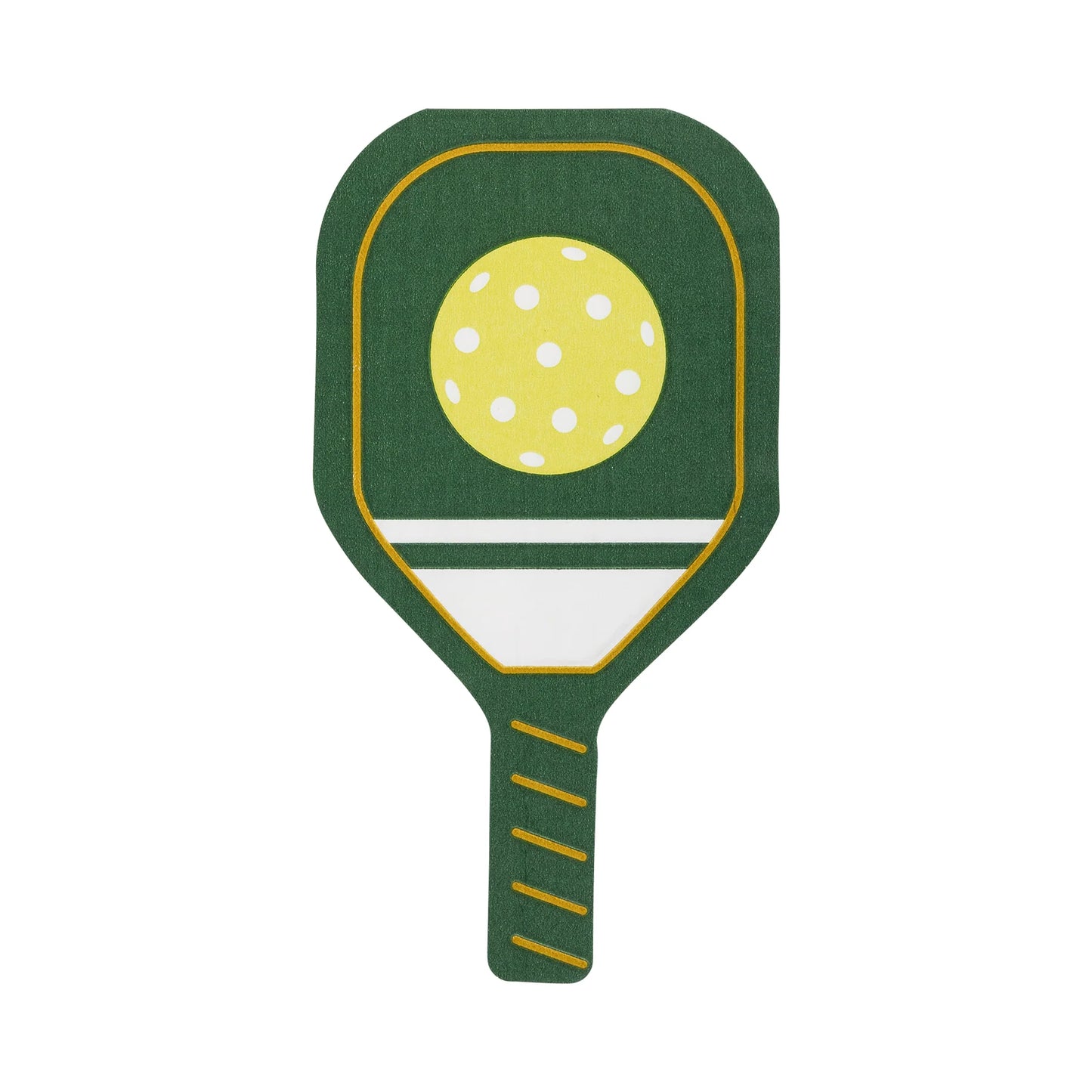 Dinner Napkin - Pickleball Green Paddle