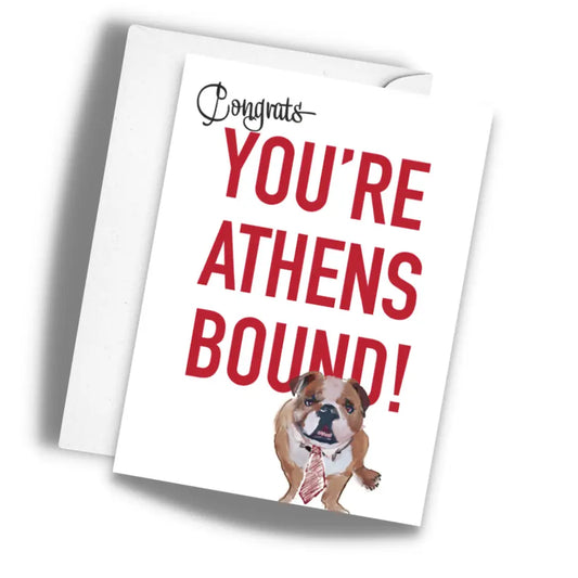 Hey Y'all Party - Greeting Card - Athens Georgia Bound - Findlay Rowe Designs