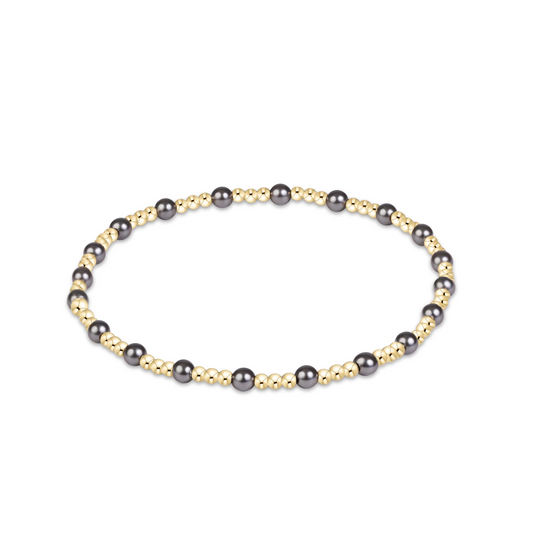 Enewton - Sincerity Pearl Dark Grey 3mm Bracelet