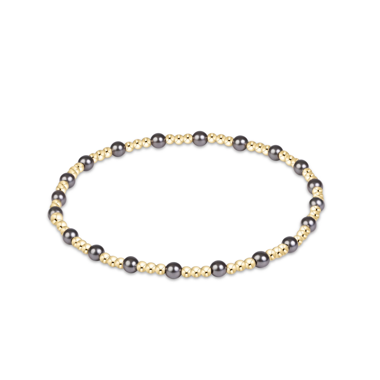Enewton - Sincerity Pearl Dark Grey 3mm Bracelet