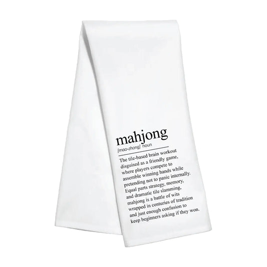 Towel - Mahjong Definition - Findlay Rowe Designs