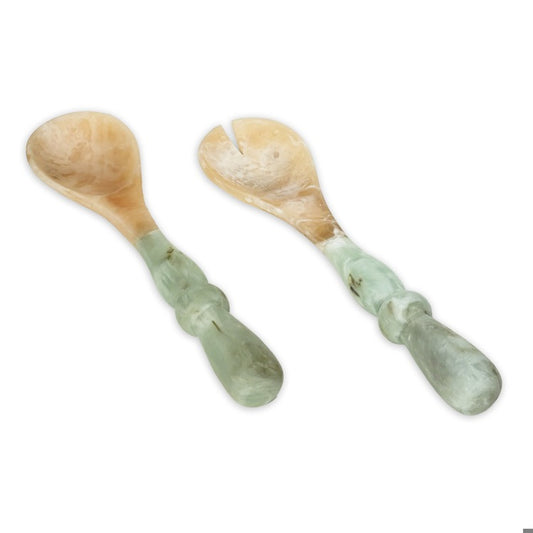 Beatriz Ball - Salad Servers - Jade Swirl