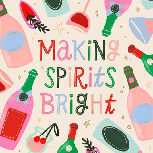 Napkins - Cocktail - Making Spirits Bright