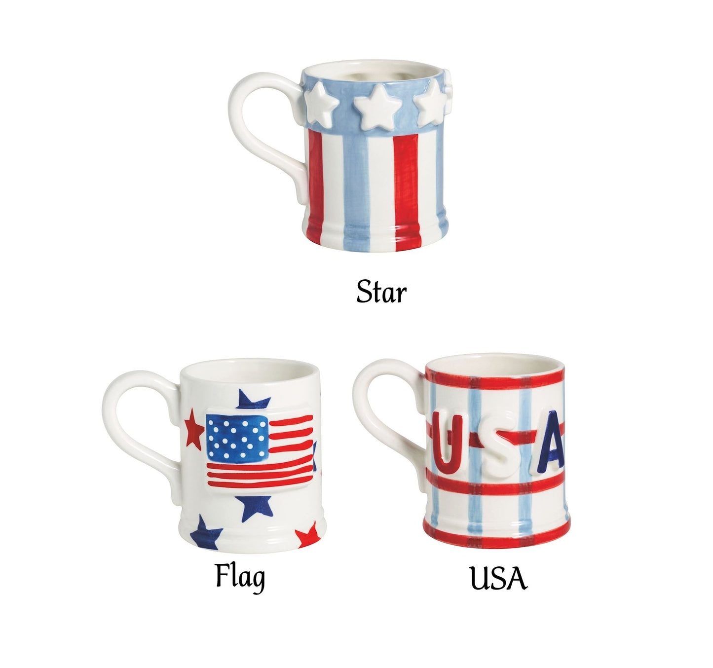 Mud Pie - Coffee Mug - Americana - Findlay Rowe Designs