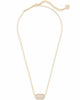 Kendra Scott - Necklace - Elisa Gold Pendant Necklace - Iridescent Drusy - Findlay Rowe Designs
