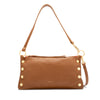 Hammitt - Kyle Small - Mahogany Pebble Brushed Gold - Red Zip - Findlay Rowe Designs
