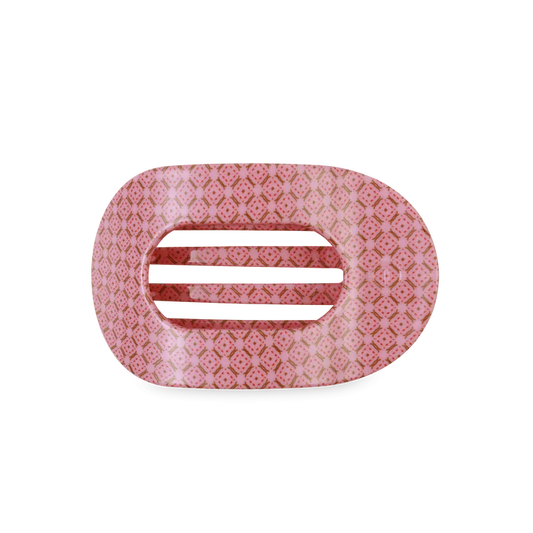 Teleties - Flat Round Hair Clip - Berry Cozy - Large