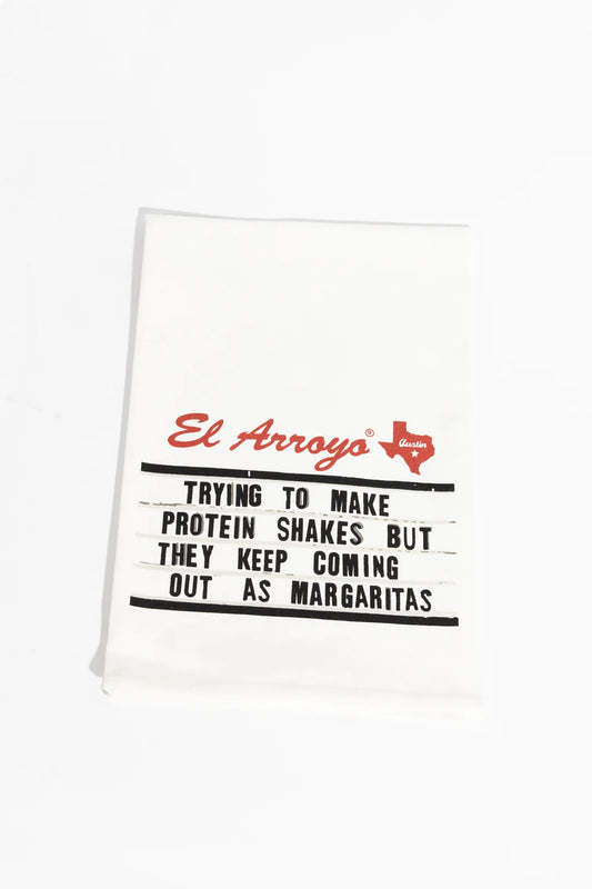 EL ARROYO- Tea Towel - Protein Shakes
