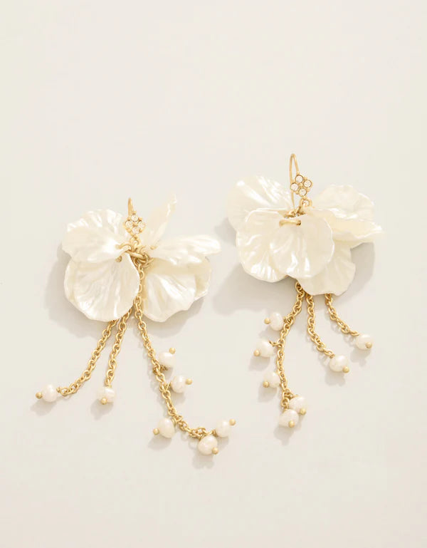 Spartina - Earrings - Corolla Dangle - Pearl - Findlay Rowe Designs