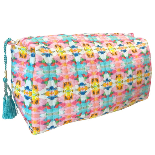 Laura Park - Large Cosmetic Bag - Sumner Pink - Findlay Rowe Designs