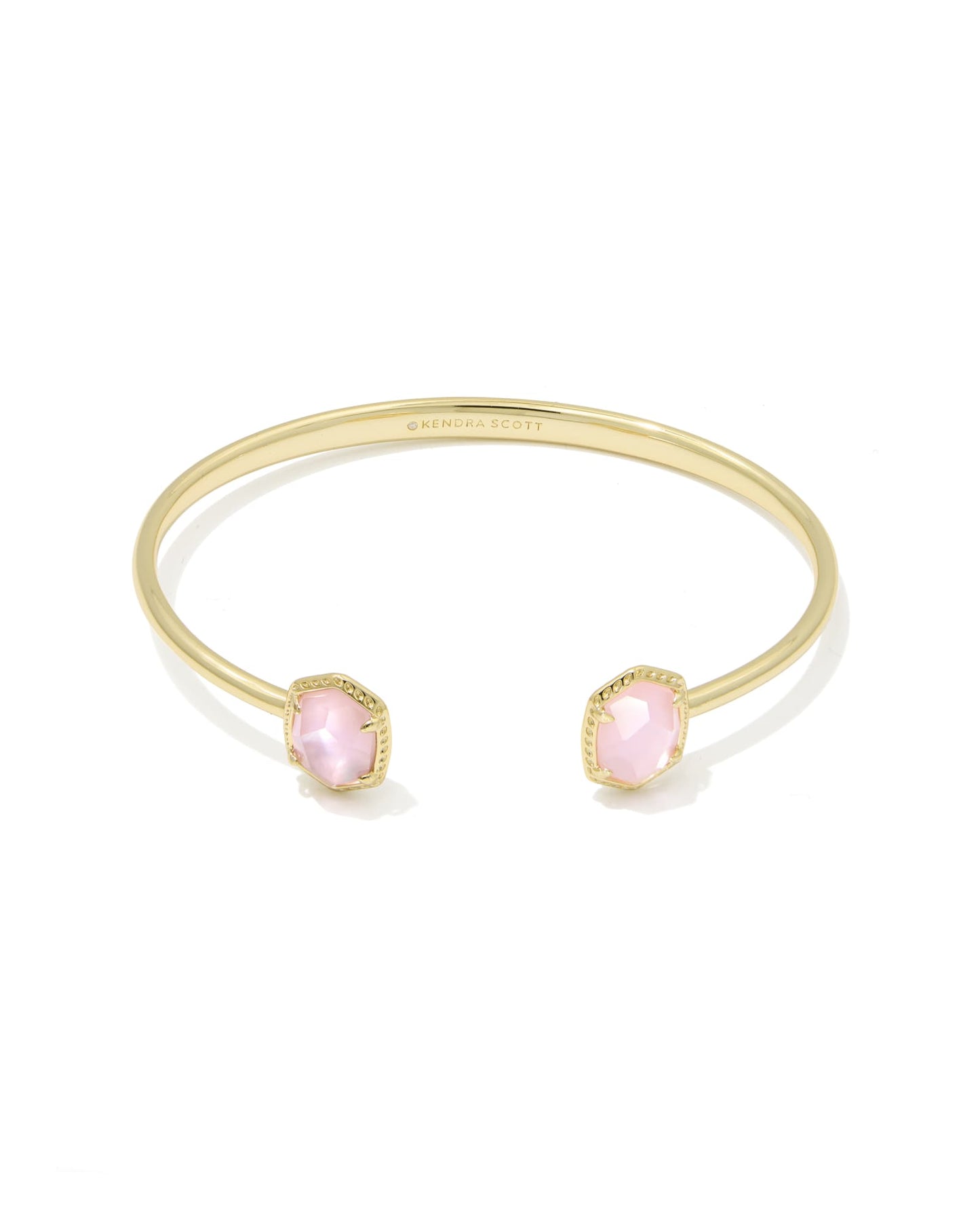 Kendra Scott - Bracelet - Daphne Gold Frame Cuff - Pink Mother-of-Pearl - Findlay Rowe Designs