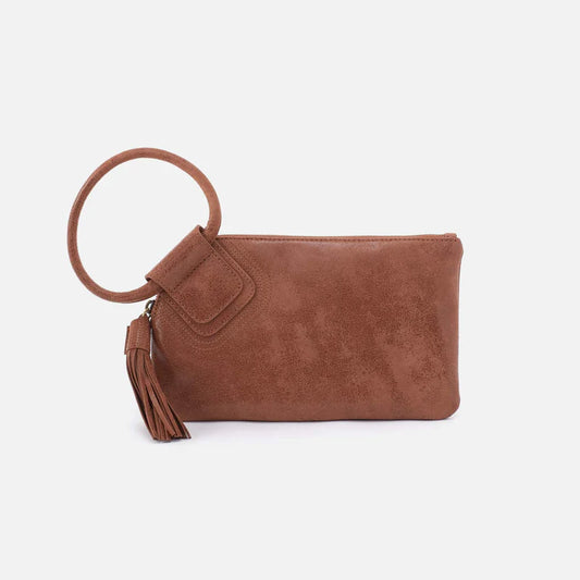 Hobo - Sable Wristlet - Buffed Leather - Burnished Saddle - Findlay Rowe Designs
