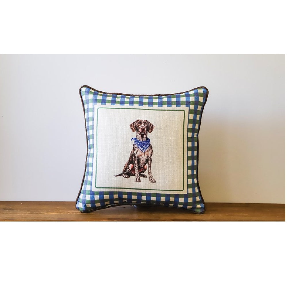 Little Birdie - Pillow - 17in - German Shorthaired Pointer - Findlay Rowe Designs