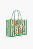 America and Beyond - Beaded Large Book Tote - Mahjong Muse