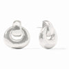 Julie Vos - Earring - Avalon Doorknocker - Silver - Findlay Rowe Designs