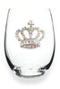 Queens Jewels - Stemless Wine - Jeweled - Findlay Rowe Designs