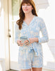 Spartina 449 - Pajama Shorts - Palm Scene Blue - Findlay Rowe Designs