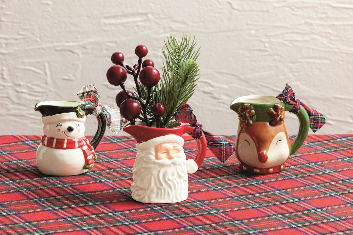 Mud Pie - Bud Vase - Pitcher Style - Christmas Character - Findlay Rowe Designs