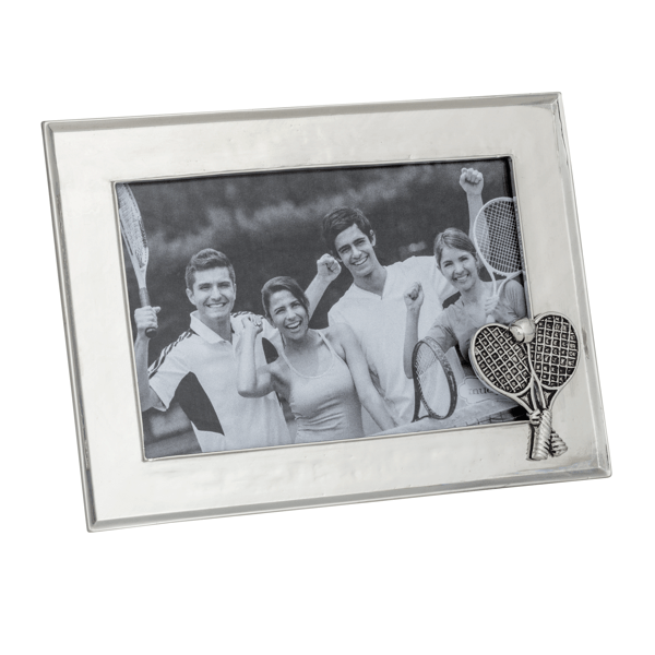 Mud Pie - Frame - Tennis - 4x6 Silver - Findlay Rowe Designs