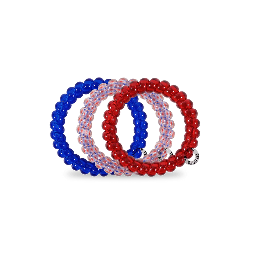 Teleties - Hair Ties - Patriot Pop - Large - Findlay Rowe Designs