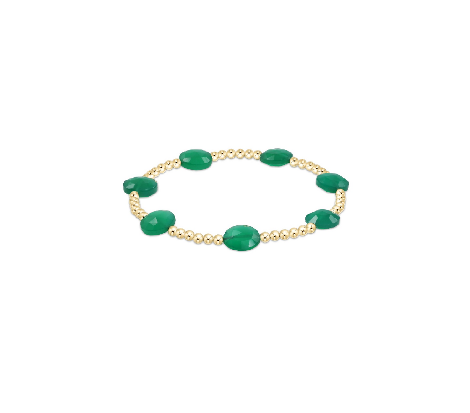 Enewton - Admire Gold 3mm Bead Bracelet - Green Onyx – Findlay Enewton - Admire Gold 3mm Bead Bracelet - Green Onyx – Findlay
