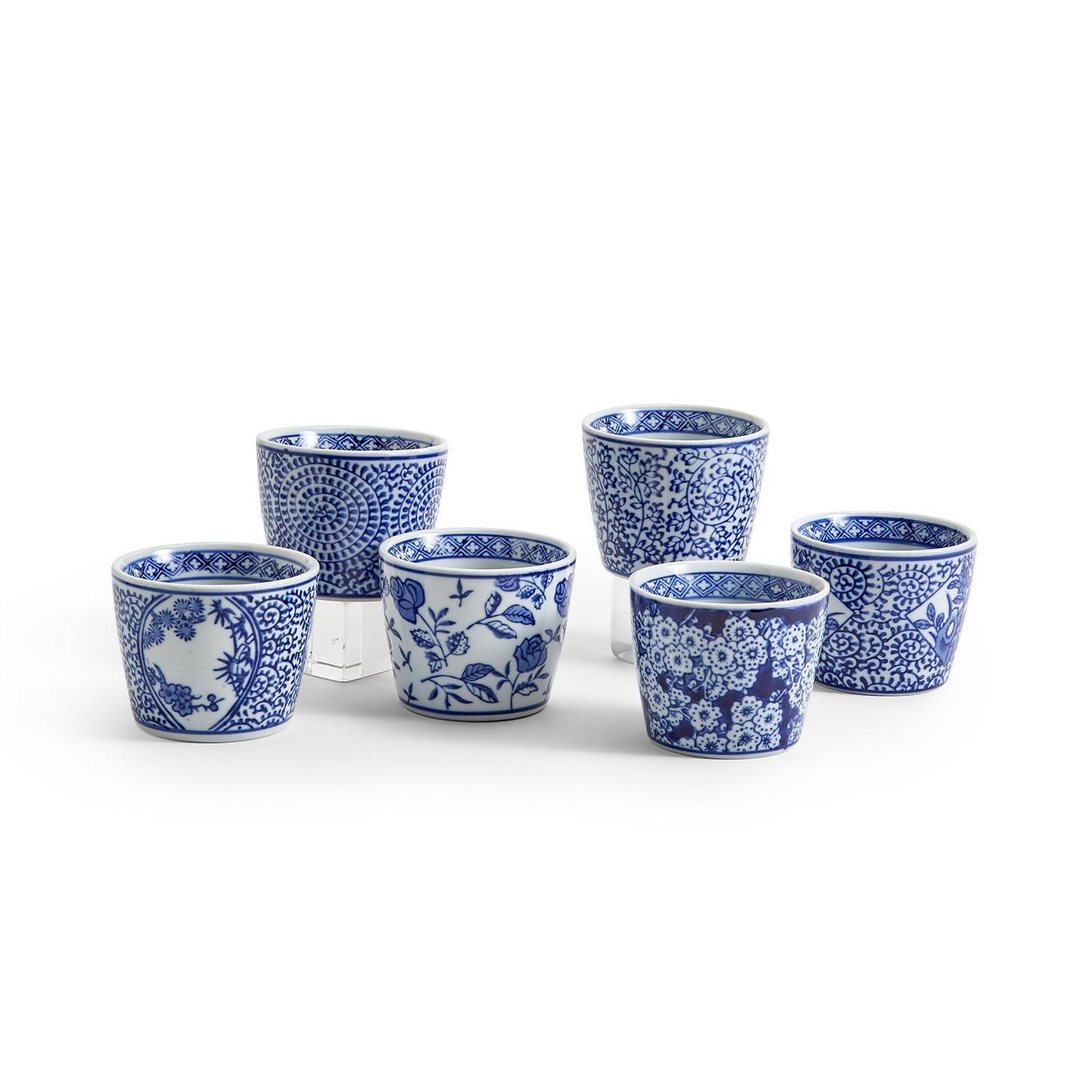 Cachepot - Mini Blue and White