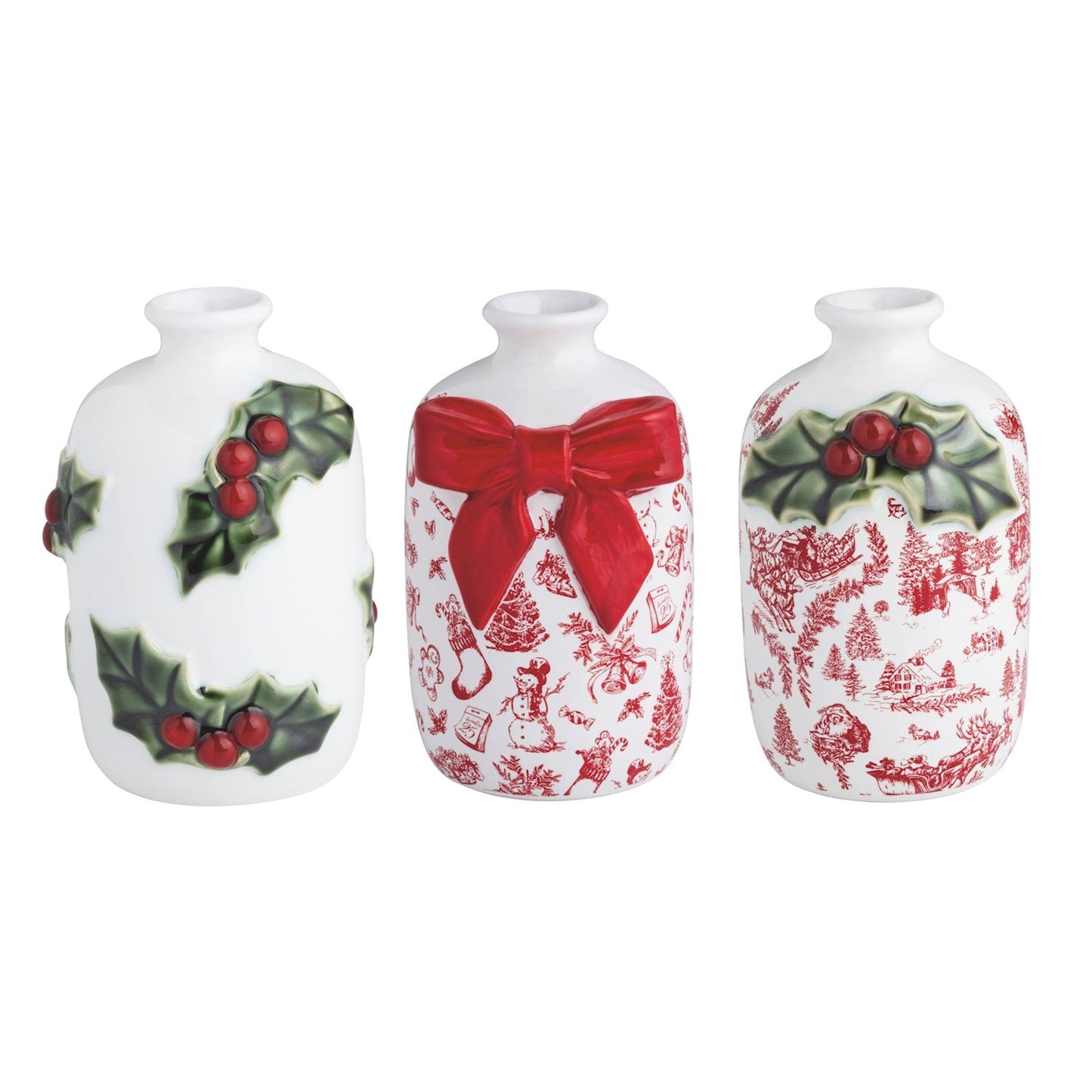 Mud Pie - Bud Vases - Toile
