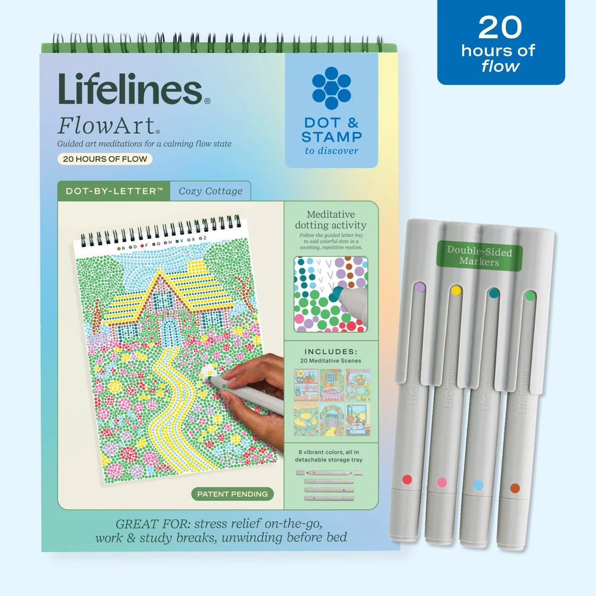 Lifelines - FlowArt® - Dot-By-Letter - Findlay Rowe Designs
