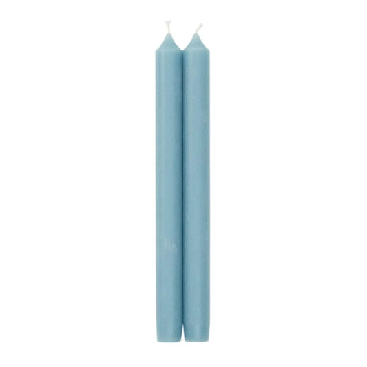 Caspari - Straight Taper 10" Candles in Stone Blue - 2 Candles Per Package